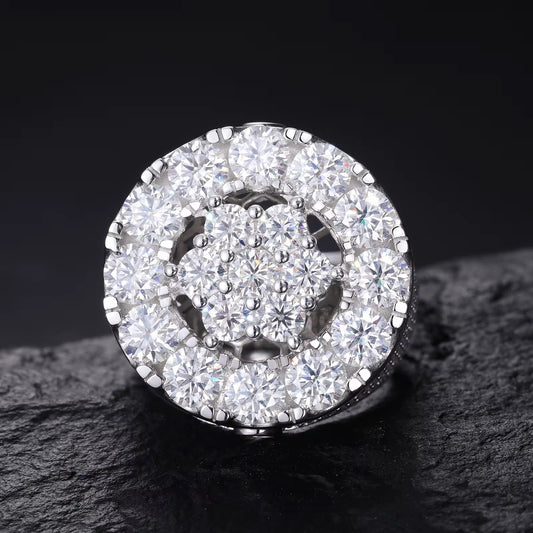 Luxury VVS Moissanite Ring – 925 Sterling Silver (Size 7–11)